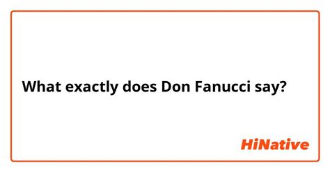 what does fanucci do